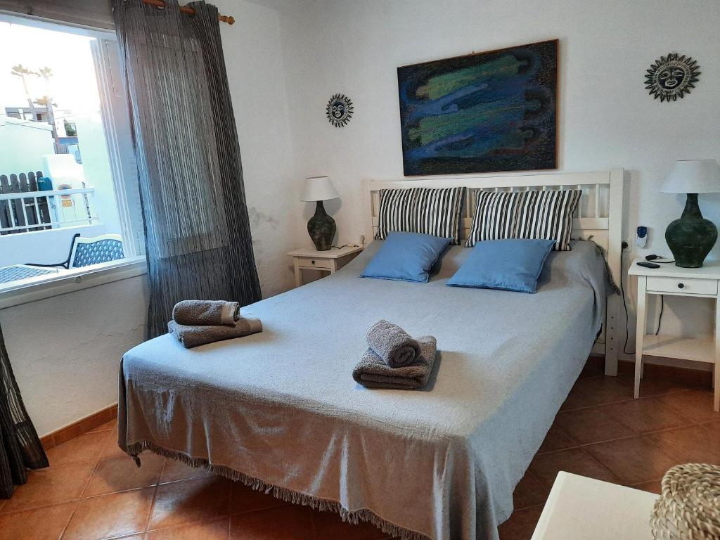 Postel nebo postele na pokoji v ubytování Tramuntana 37, 1°