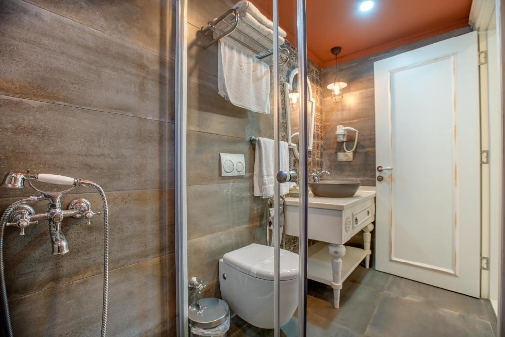 Koupelna v ubytování Esperanza Boutique Hotel of Lykia