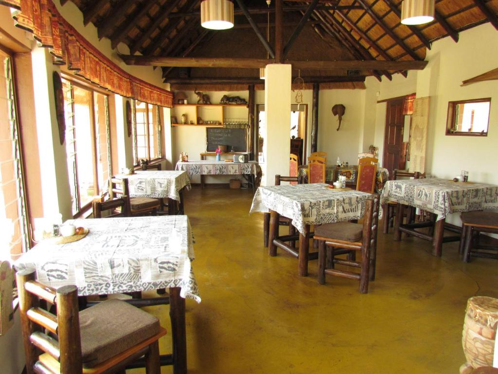 Restaurace v ubytování Thokozani Lodge