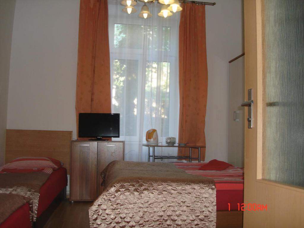 TV a/nebo společenská místnost v ubytování Pension Easy Journey