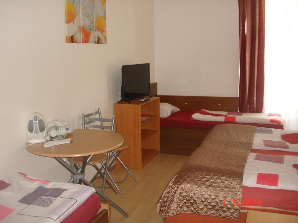 TV a/nebo společenská místnost v ubytování Pension Easy Journey