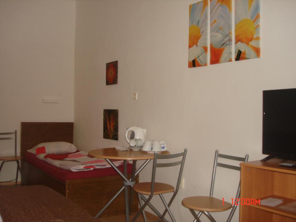 TV a/nebo společenská místnost v ubytování Pension Easy Journey