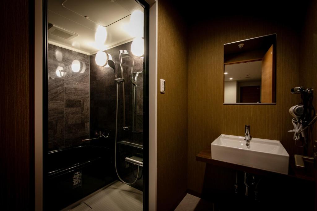 Koupelna v ubytování HOTEL BLAX