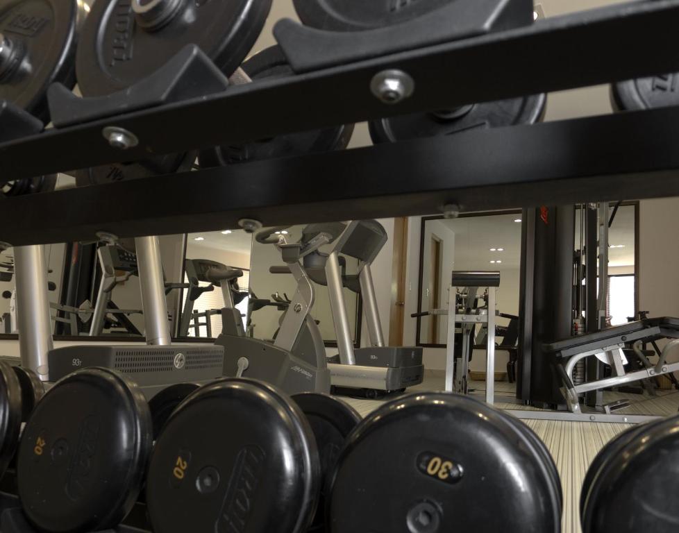 Fitness centrum a/nebo fitness zařízení v ubytování Fiesta Inn Leon