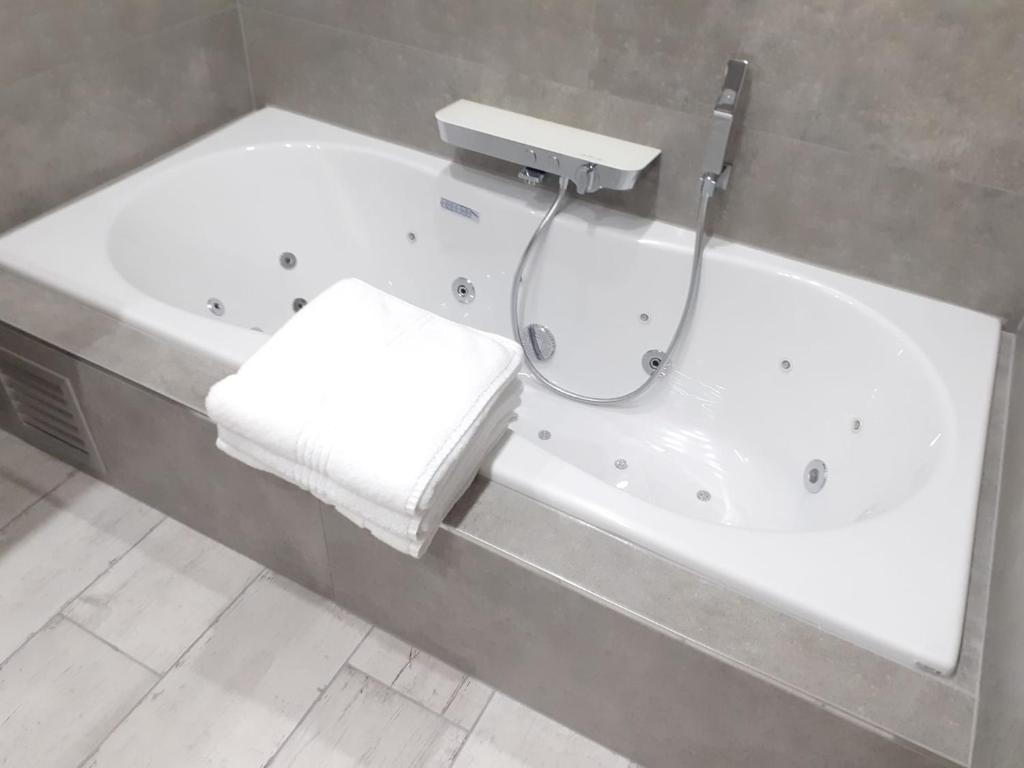 Koupelna v ubytování Villa Blue Garden B&B Vlaamse Ardennen nabij Pairi Daiza
