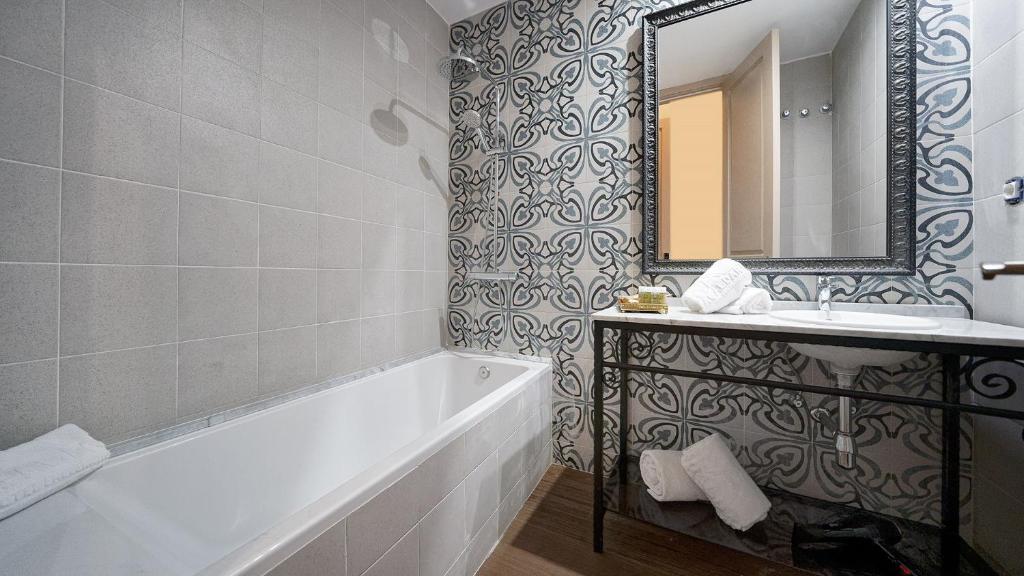 Koupelna v ubytování Hotel Emblemático Agáldar