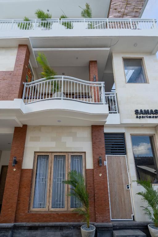 Balkón nebo terasa v ubytování Samas Apartment