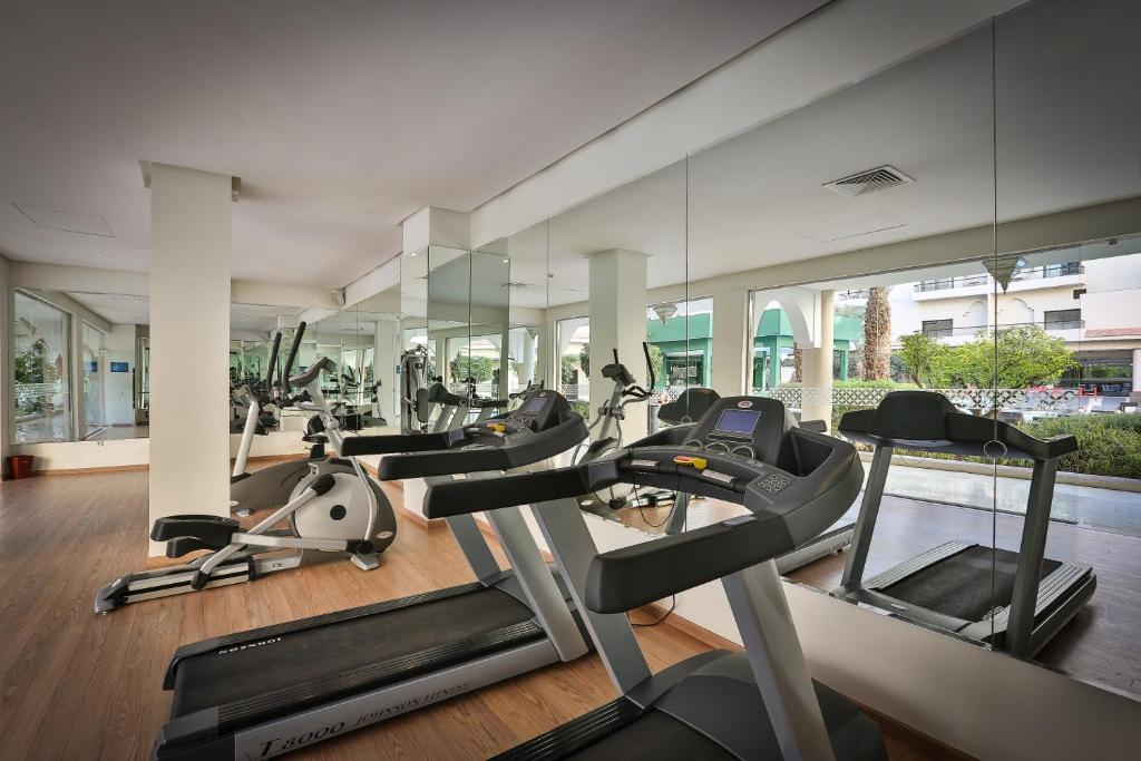 Fitness centrum a/nebo fitness zařízení v ubytování Grand Plaza Marrakech