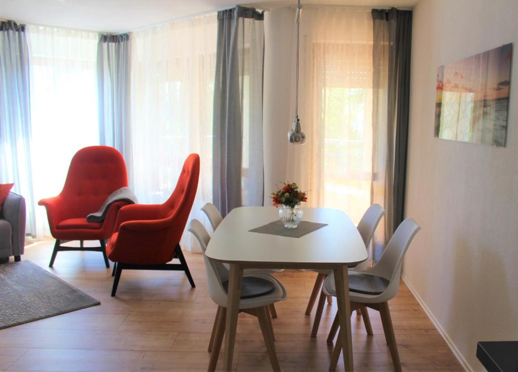 Posezení v ubytování Apartment with parking garage