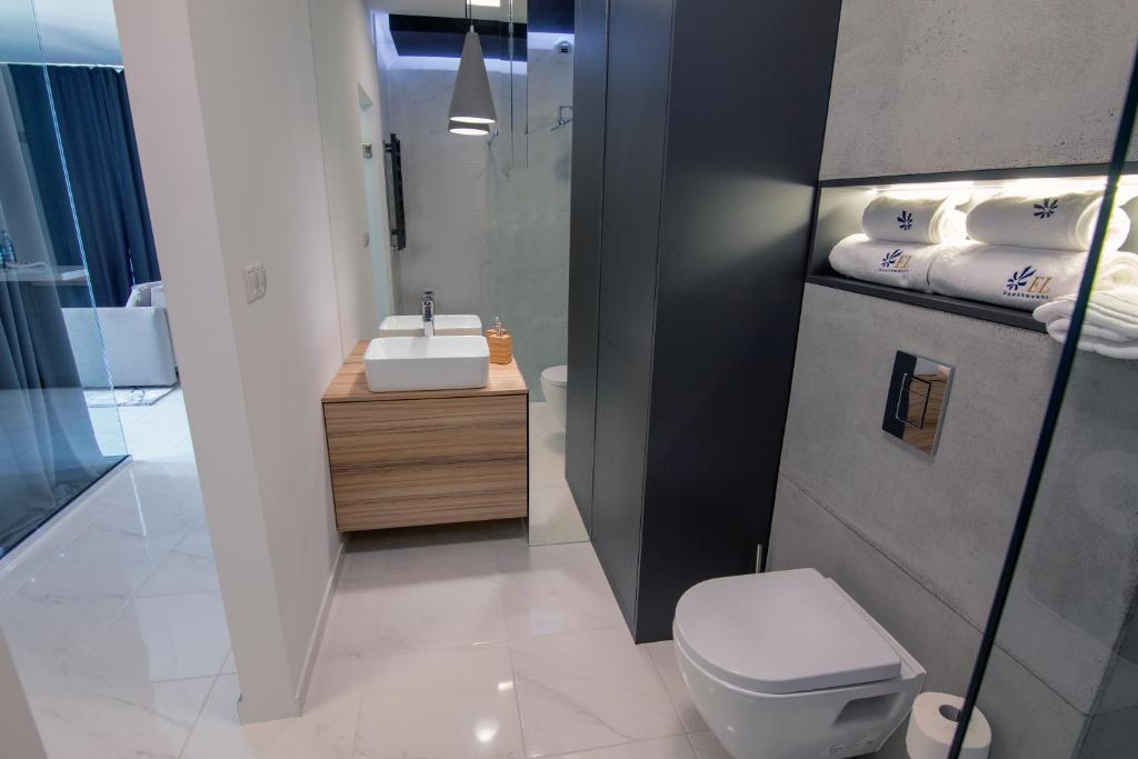 Kúpeľňa v ubytovaní EL Apartments - Antares