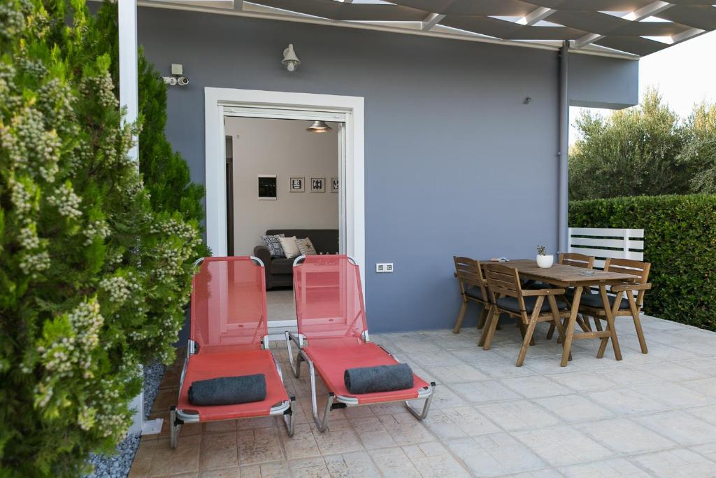 Posezení v ubytování Manos Housing Units