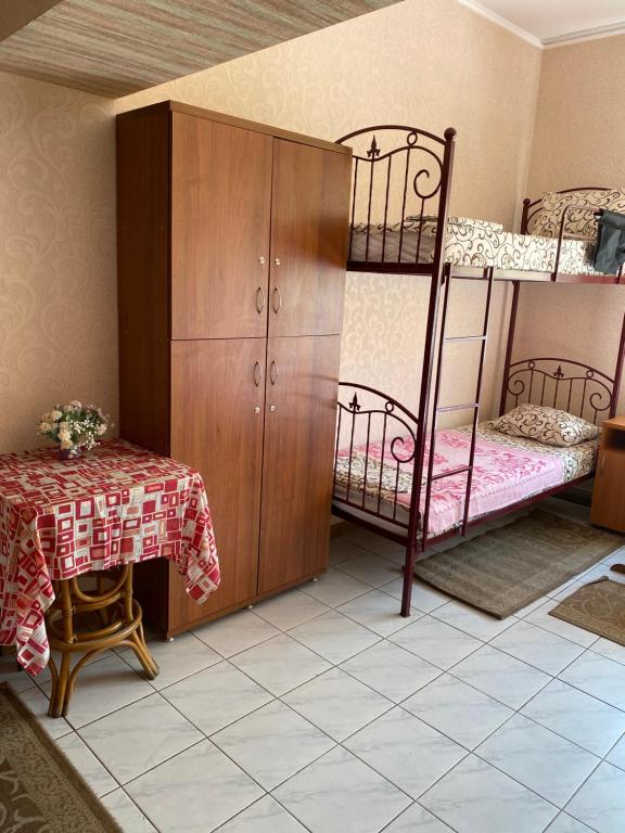 Postel nebo postele na pokoji v ubytování Centre Hostel