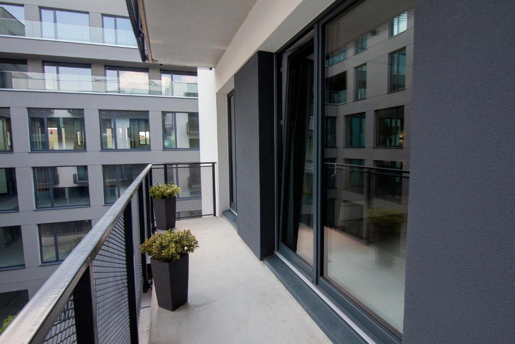Balkón alebo terasa v ubytovaní EL Apartments - Antares