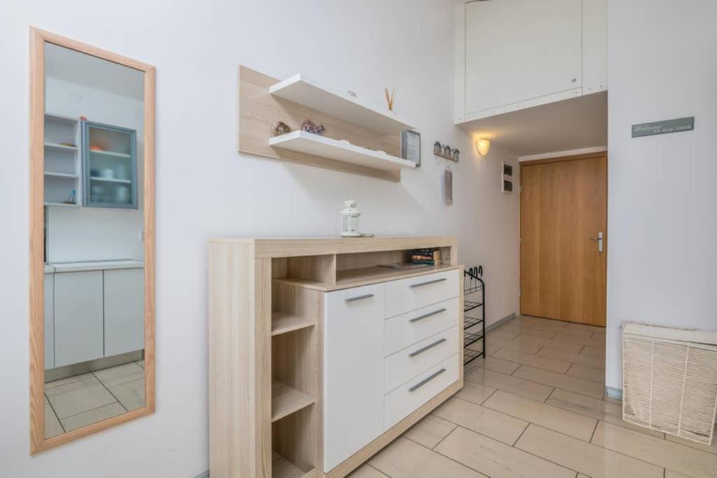 Kuchyň nebo kuchyňský kout v ubytování Apartment Windrose