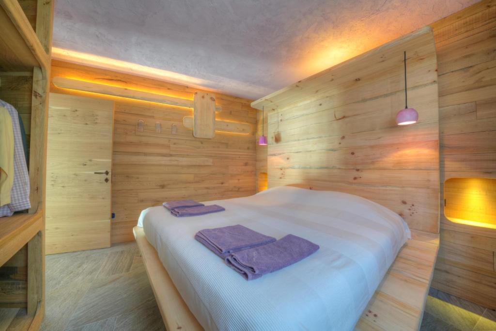 Postel nebo postele na pokoji v ubytování Tana del Picchio