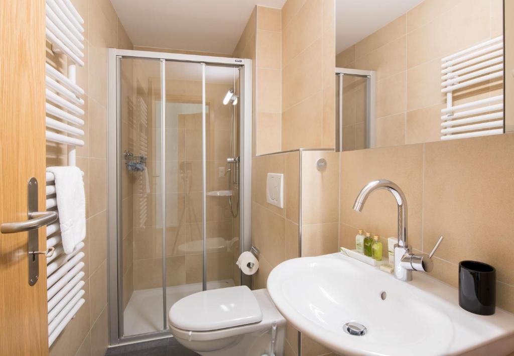 Koupelna v ubytování Les Residences Waldbort