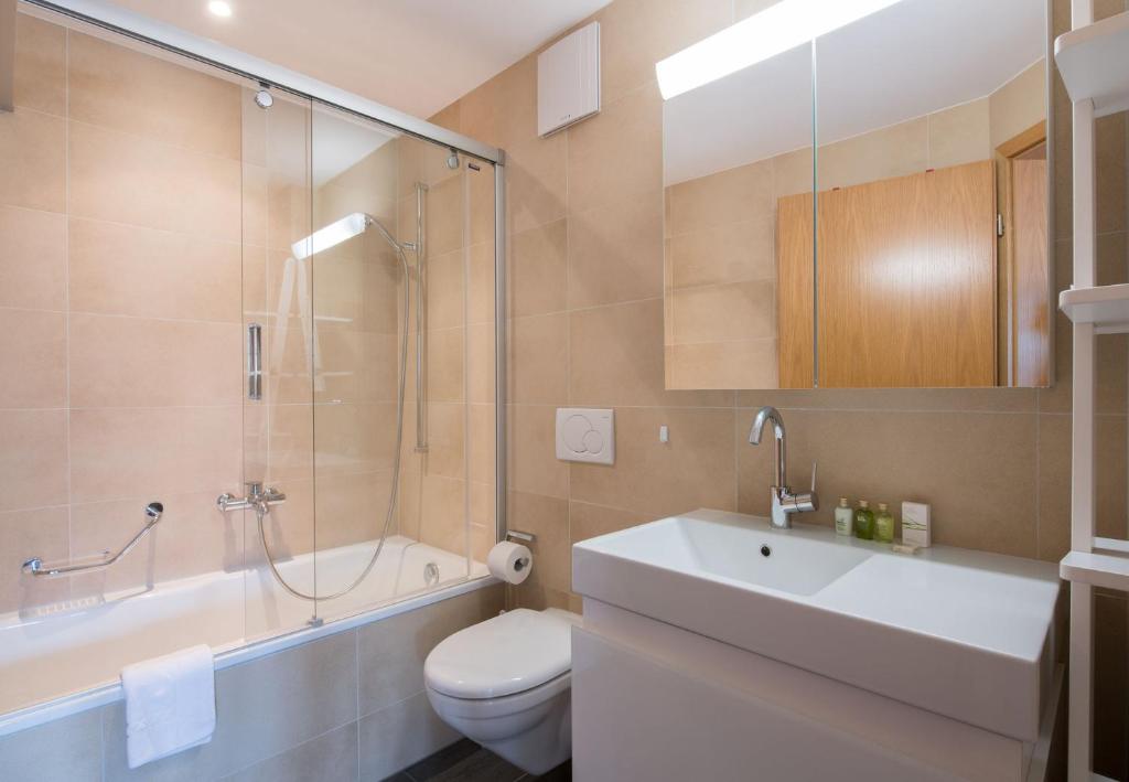Koupelna v ubytování Les Residences Waldbort