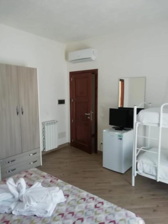 Postel nebo postele na pokoji v ubytování A casa di Vito