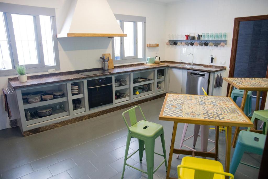 Kuchyň nebo kuchyňský kout v ubytování Casa de Océano