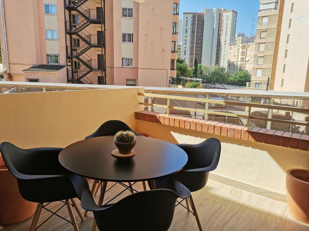 Balkón nebo terasa v ubytování Apartamento Benidorm