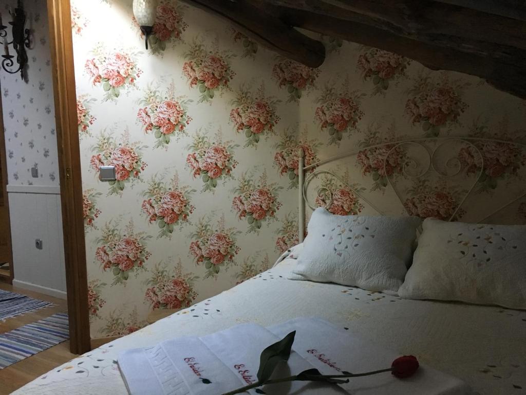 Posteľ alebo postele v izbe v ubytovaní CASA RURAL EL SALIDERO