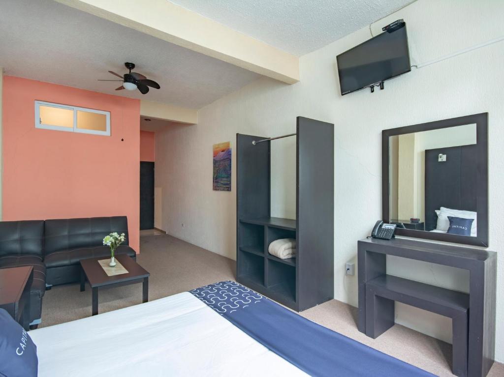 TV a/nebo společenská místnost v ubytování Hotel Spa Shalam
