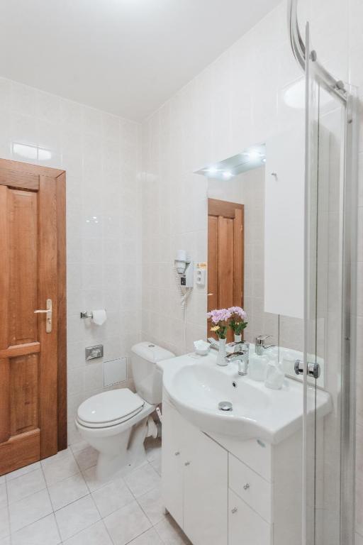 Koupelna v ubytování Hotel Peko