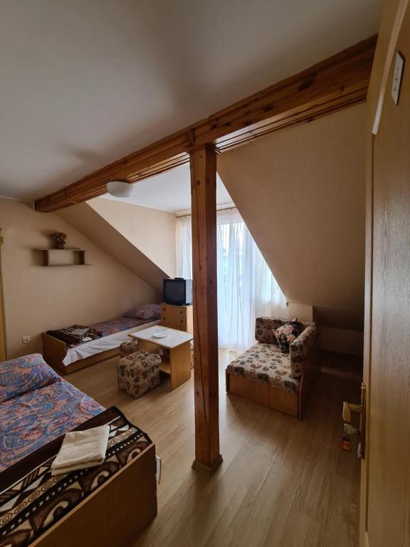 Postel nebo postele na pokoji v ubytování Ośrodek wczasowy Ewa