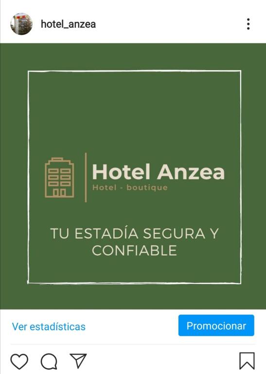 Certifikát, hodnocení, plakát nebo jiný dokument vystavený v ubytování Hotel Anzea