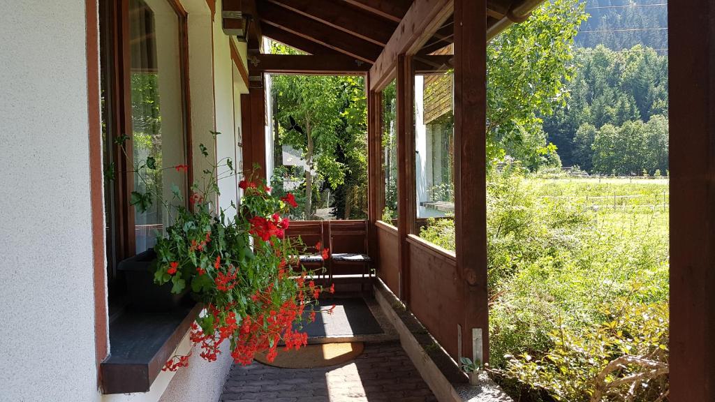 Zahrada ubytování Appartements Burtscher