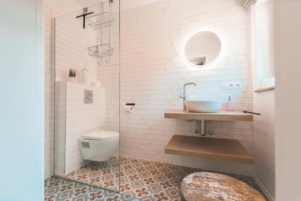 Koupelna v ubytování B&B Hof Ter Koningen