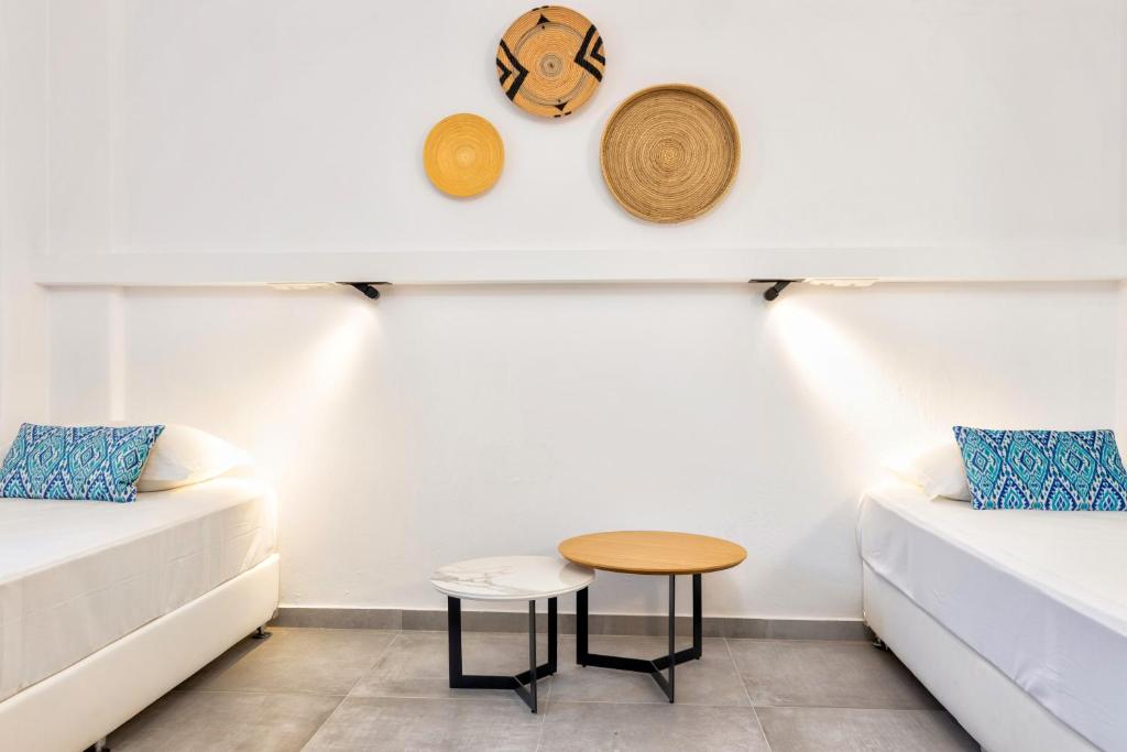 Posteľ alebo postele v izbe v ubytovaní Golden Beach Hotel