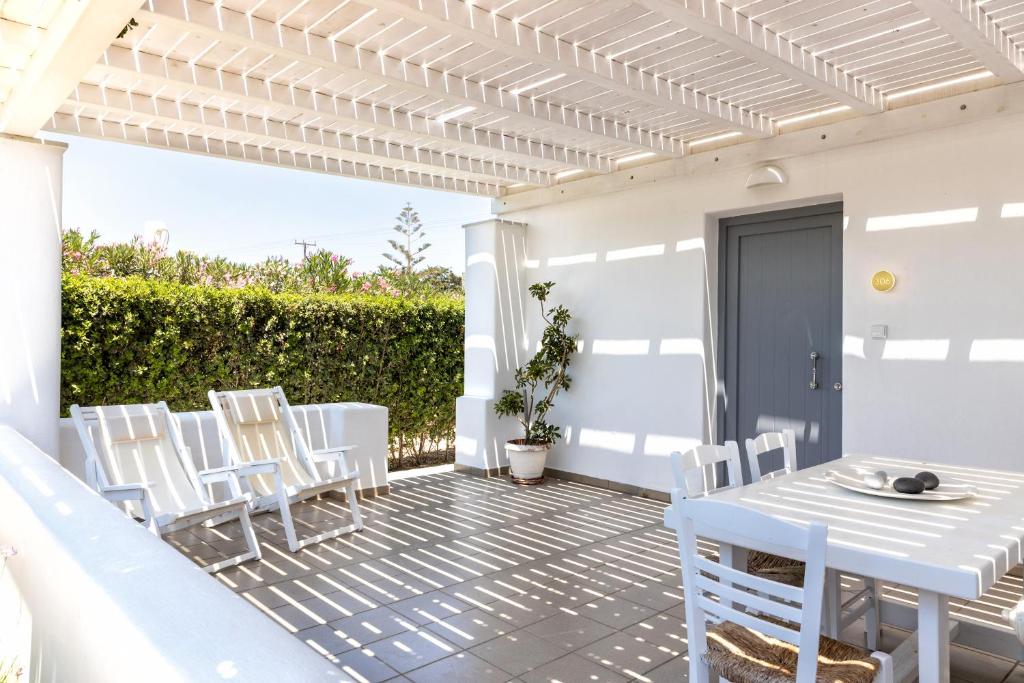 Balkón alebo terasa v ubytovaní Golden Beach Hotel