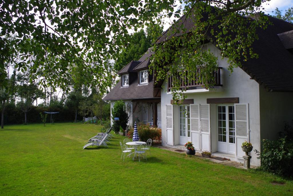 Zahrada ubytování Bed and Breakfast Saultchevreuil, au Mont Saint Michel