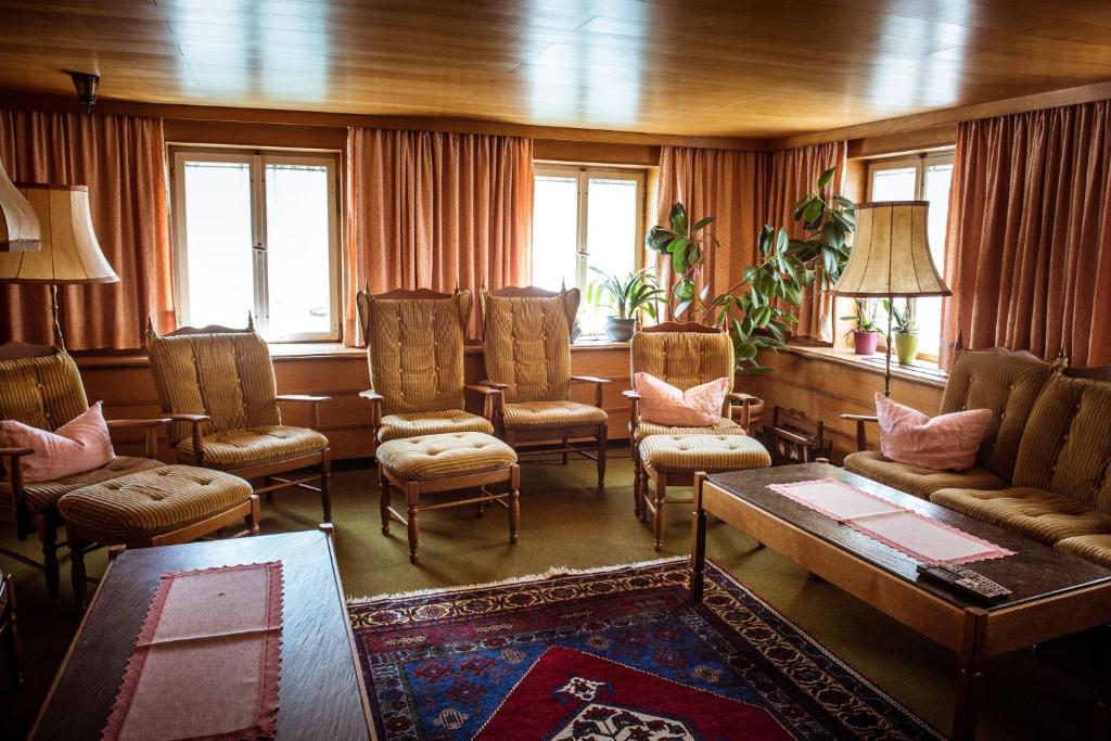 Posezení v ubytování Berghotel Sonne
