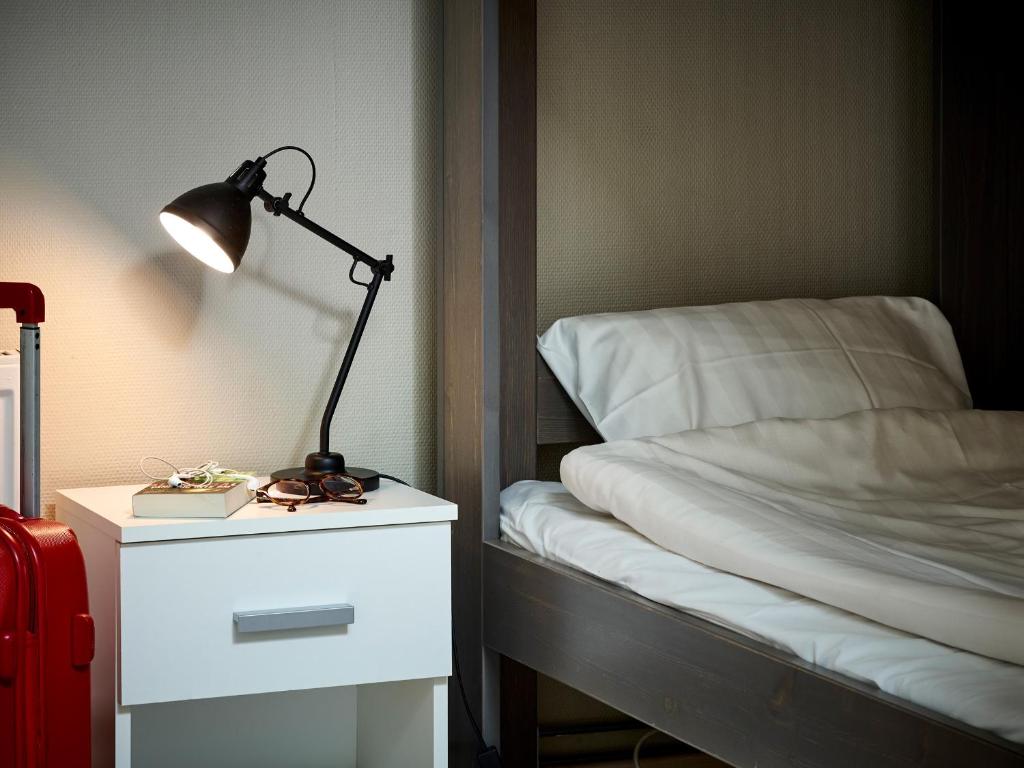 Postel nebo postele na pokoji v ubytování Göteborg Hostel