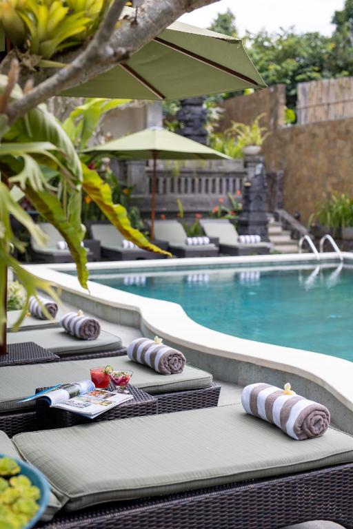 Bazén v ubytování Kano Sari Ubud Villas nebo v jeho okolí