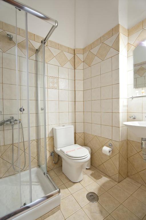 Kúpeľňa v ubytovaní Acropole Delphi City Hotel