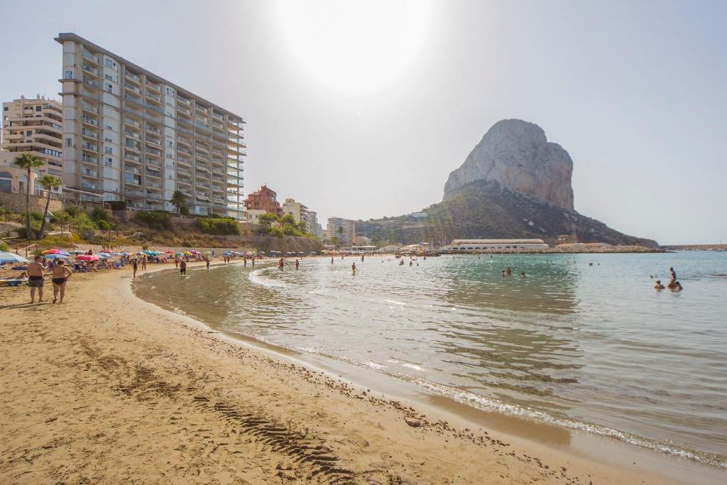 Uma praia perto do apartamento