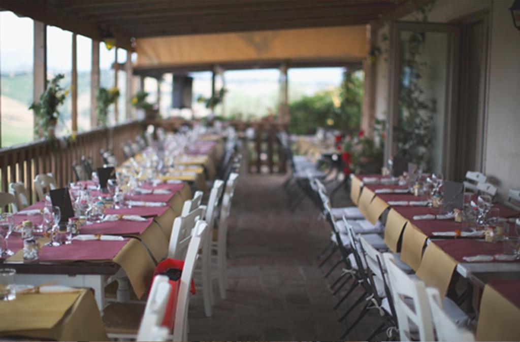 Restaurace v ubytování Colle Regnano