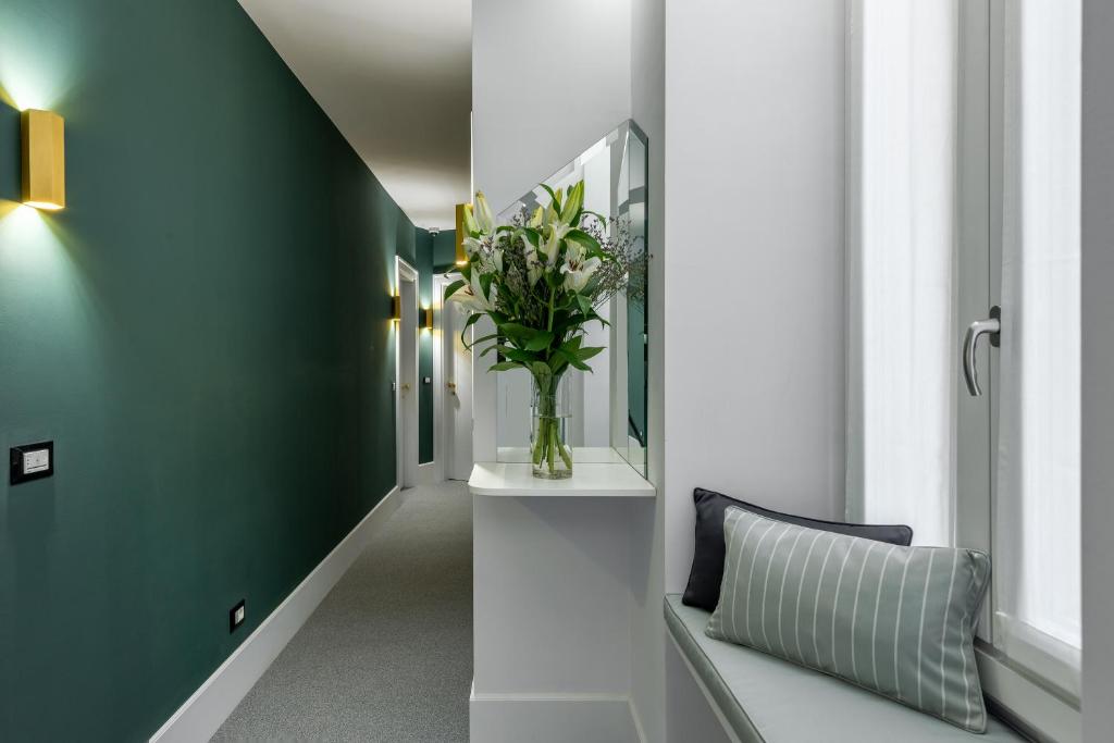 A seating area at M20 Boutique Hotel