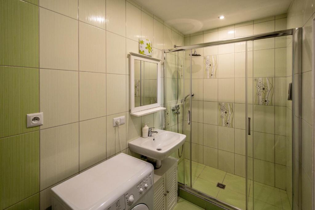 Łazienka w obiekcie Ruterra Apartment Cimburkova