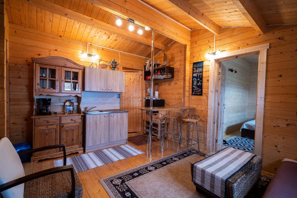 Kuchyň nebo kuchyňský kout v ubytování Anna Beach Holiday Home