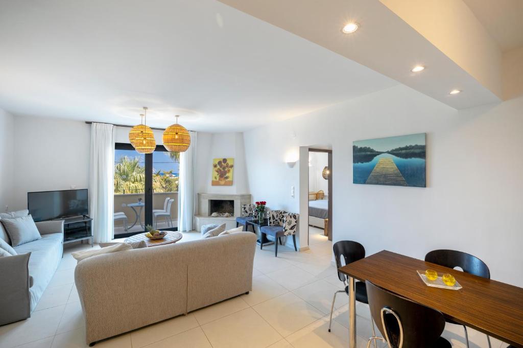 Posezení v ubytování La Stella Suites