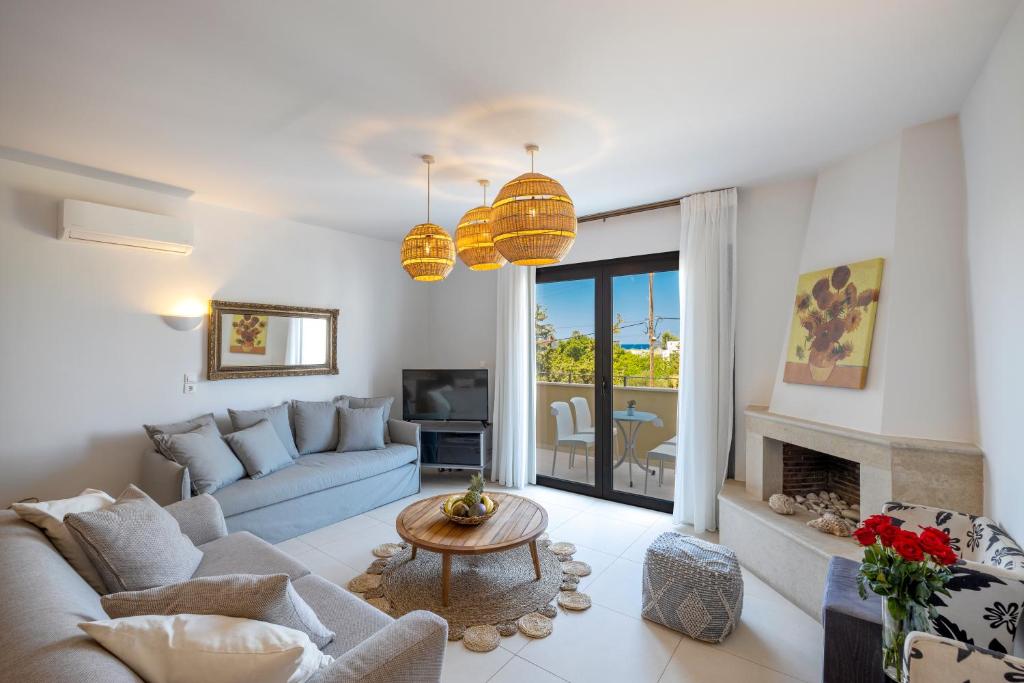 Posezení v ubytování La Stella Suites