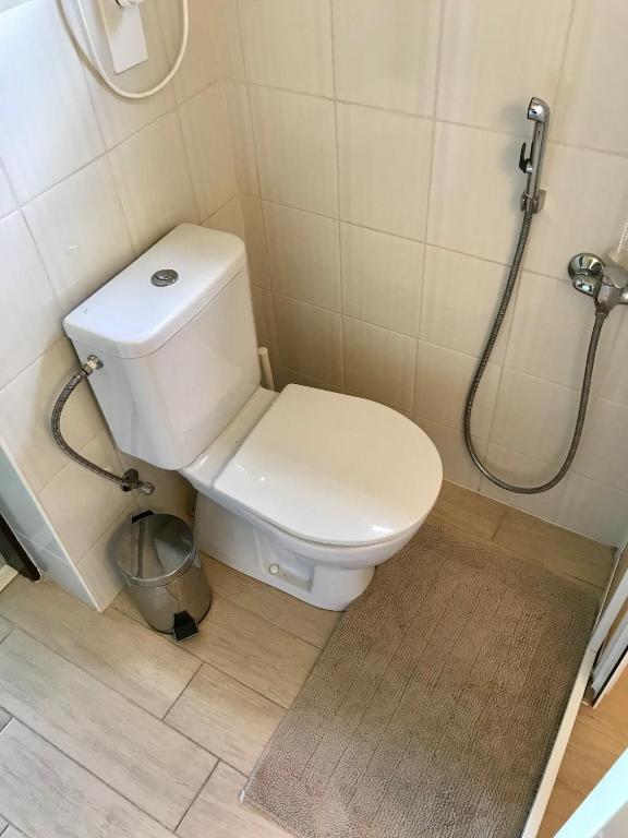 Koupelna v ubytování Chata na konci louky