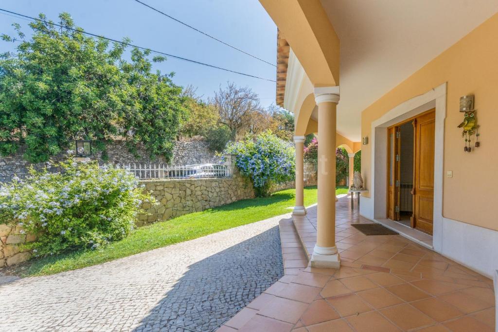 Zahrada ubytování Casa Mocho Branco
