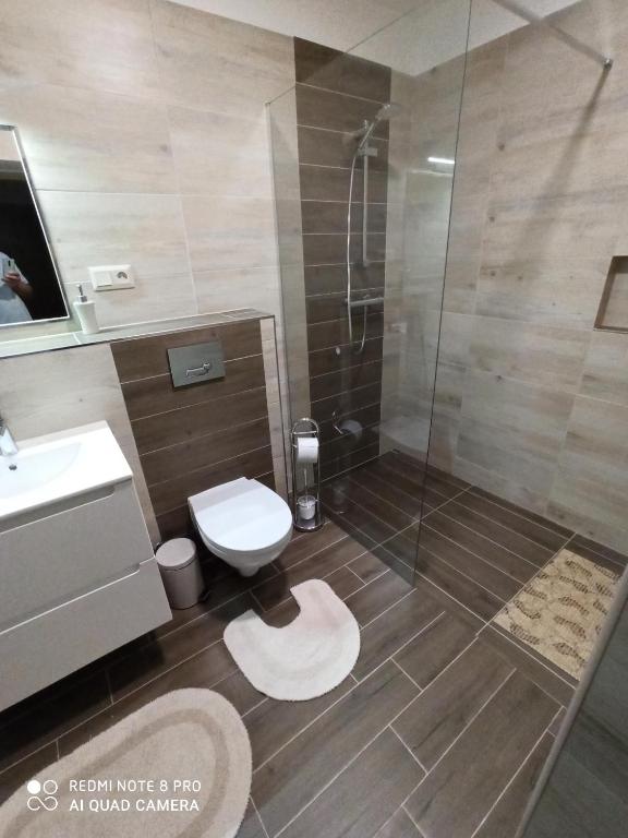 Koupelna v ubytování Apartmán BON