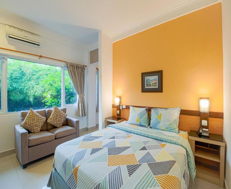 Postel nebo postele na pokoji v ubytování Citrus-House com Hotel