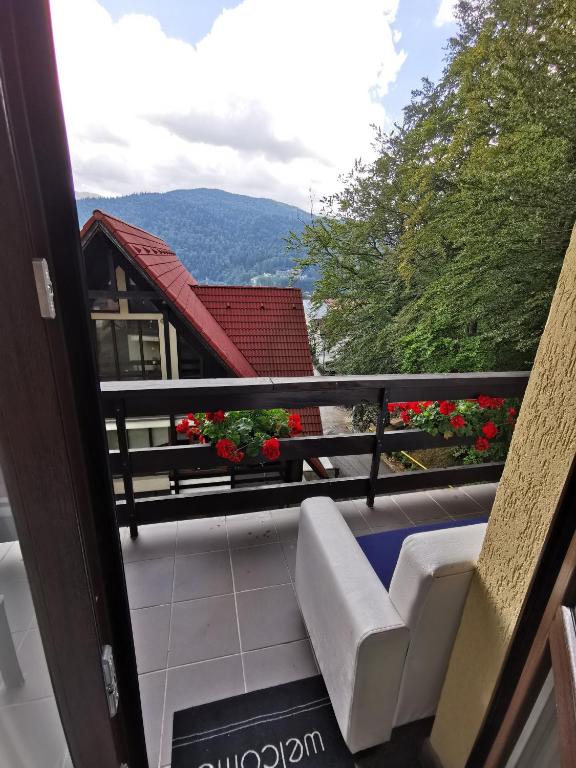 Nespecifikovaný výhled na hory nebo výhled na hory při pohledu z apartmánu